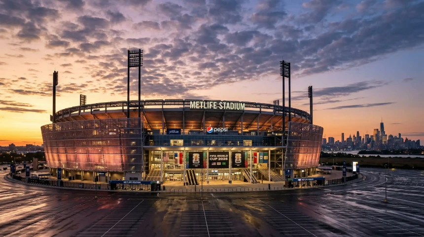 MetLife Stadium in East Rutherford, Austragungsort des WM 2026 Finales